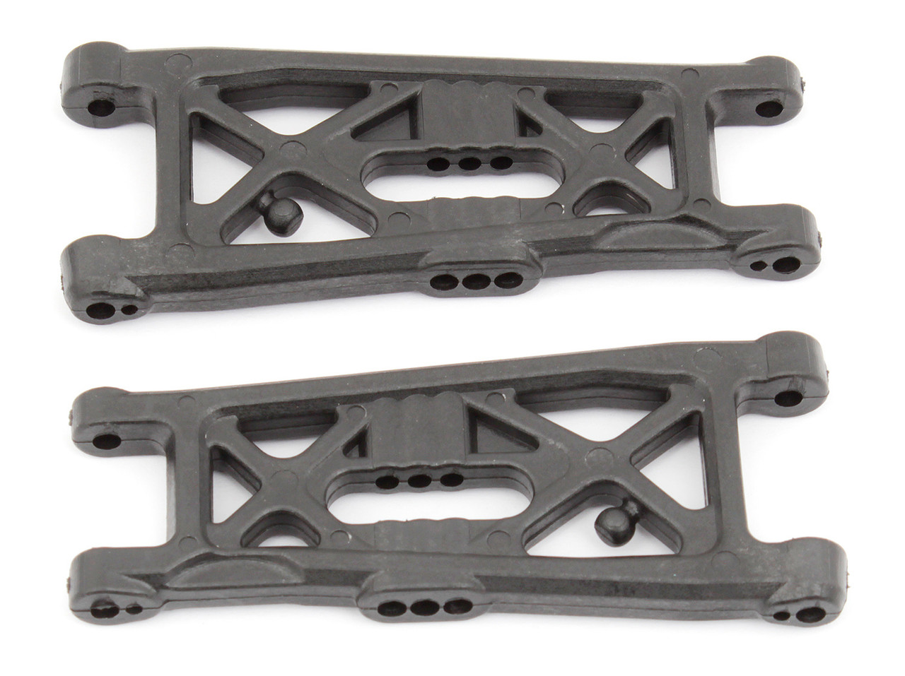RC10B6 Factory Team Front Suspension Arms, Flat, Carbon RC10B6 Factory Team Front Suspension Arms, Flat, Carbon