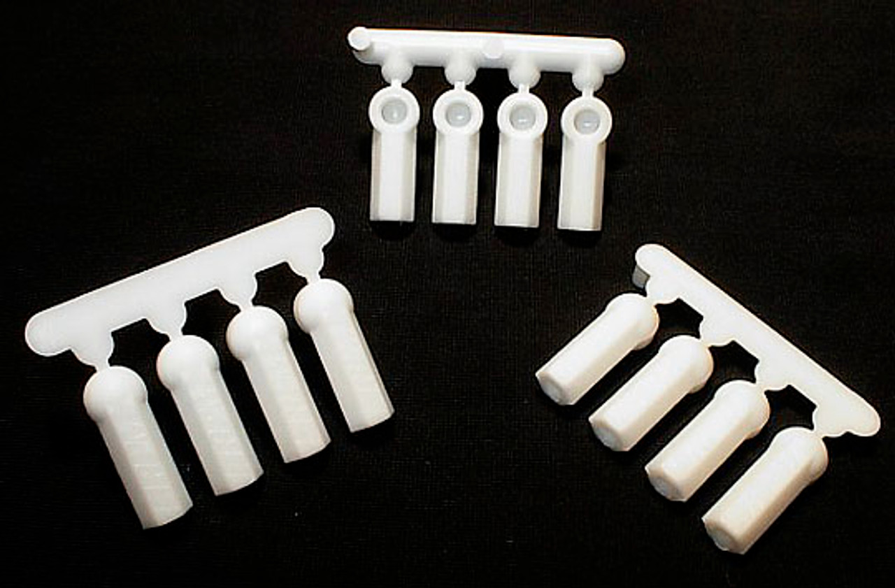 RPM R/C Products HVY DUTY ROD ENDS 12 WHITE RPM73381