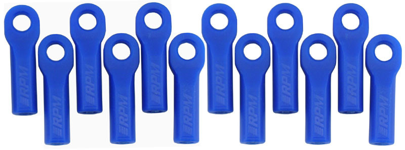 RPM R/C Products LONG ROD ENDS FOR TRAXXAS SLASH/RALLY (BLUE) RPM80515