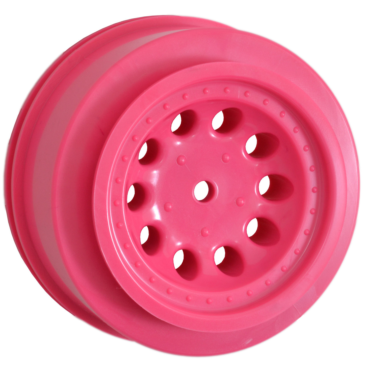 Revolver Short Course Wheels, Pink, for Front Traxxas Slash Revolver Short Course Wheels, Pink, for Front Traxxas Slash
