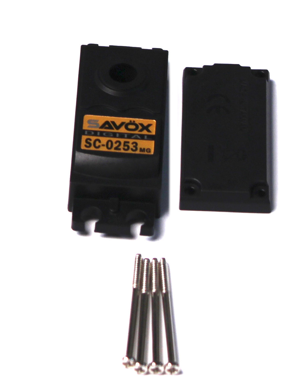 Savox TOP & BOTTOM SERVO CASE WITH 4 SCREWS SC0253MG SAVCSC0253MG