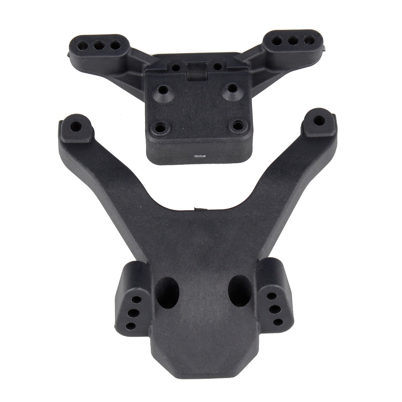 Team Associated RC10B6 Factory Team Top Plate Ballstud Mount, Carbon ASC91875