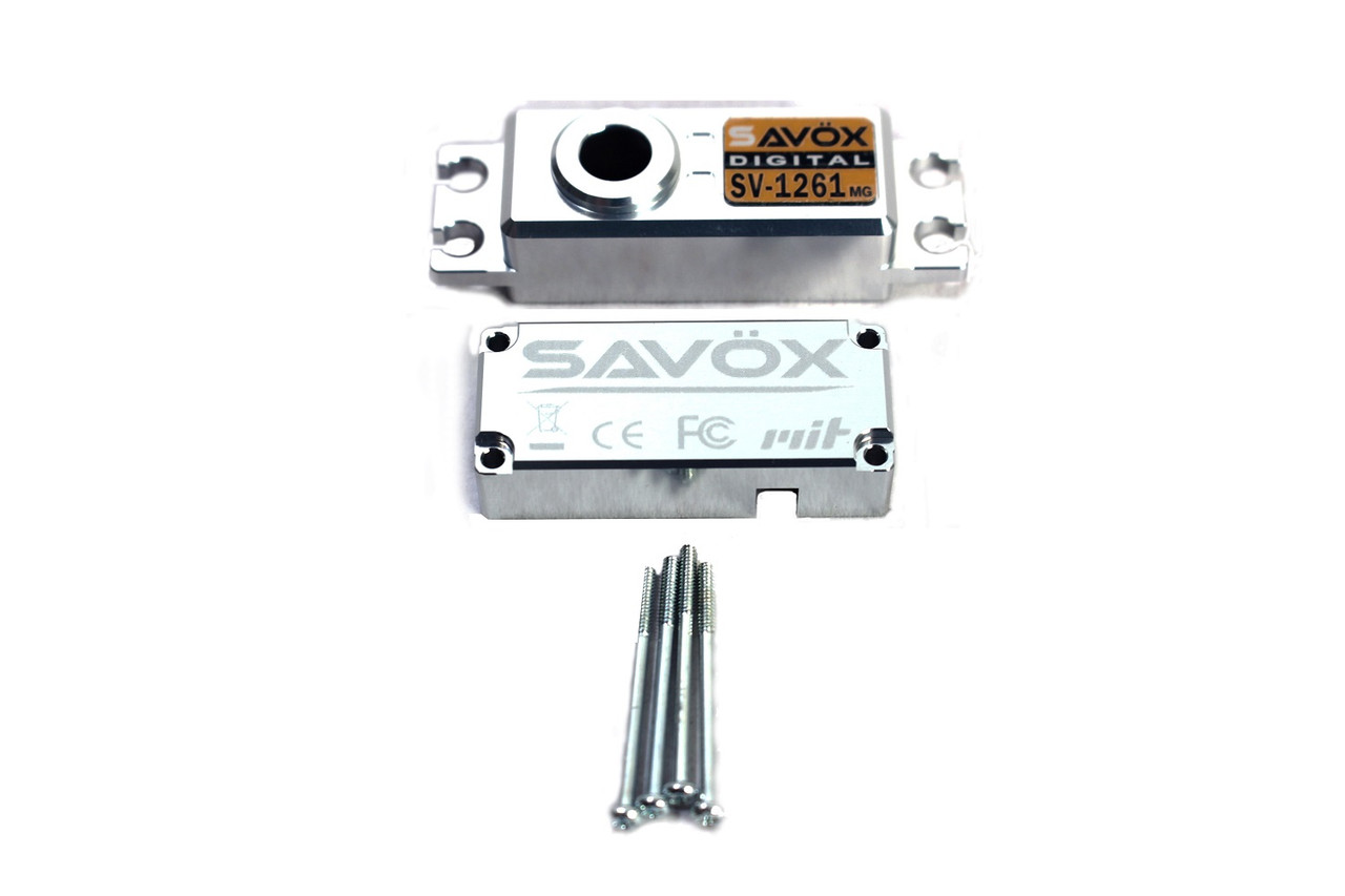 Savox Top & Bottom Servo Case w/ 4 Screws, for SV1261MG SAVSCSV1261MG