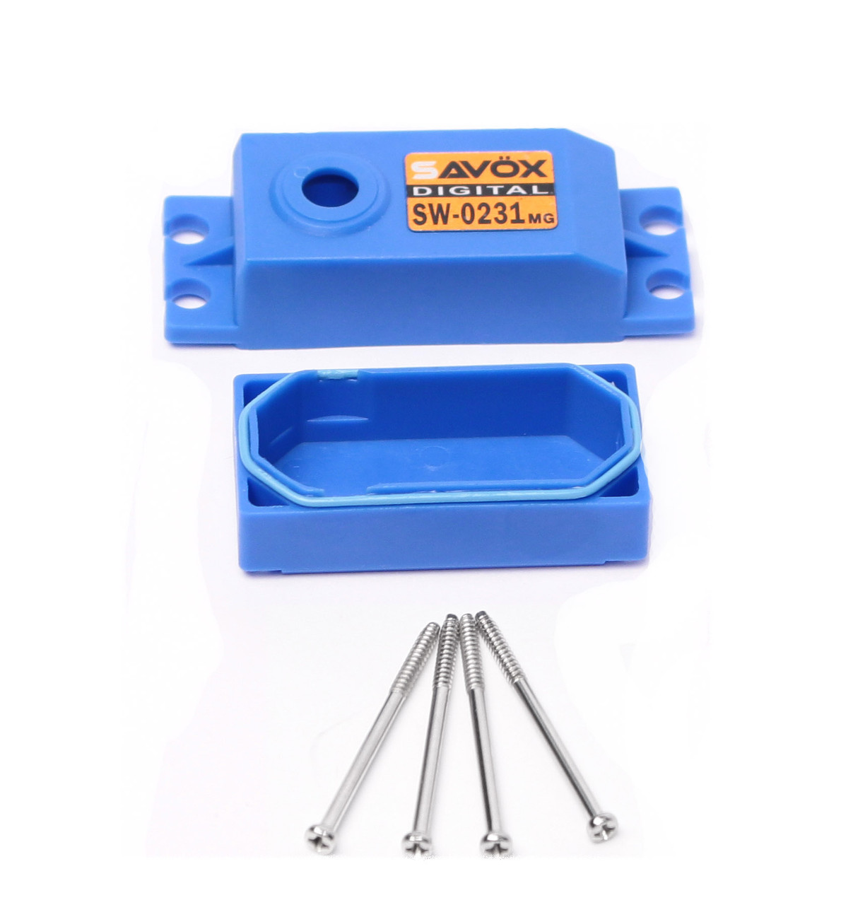 Savox Top and Bottom Servo Case with Screws for SGSW0231MG SAVSCSW0231MG
