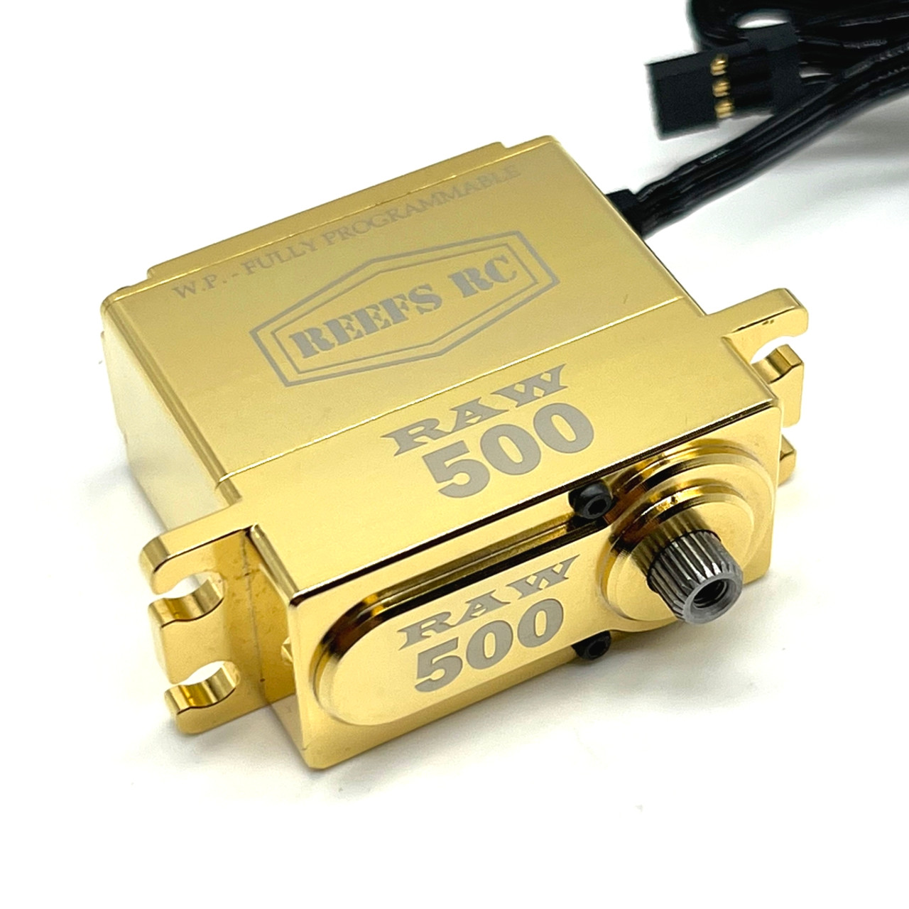 RAW500 Servo, Brass Edition, Programmable RAW500 Servo, Brass Edition, Programmable