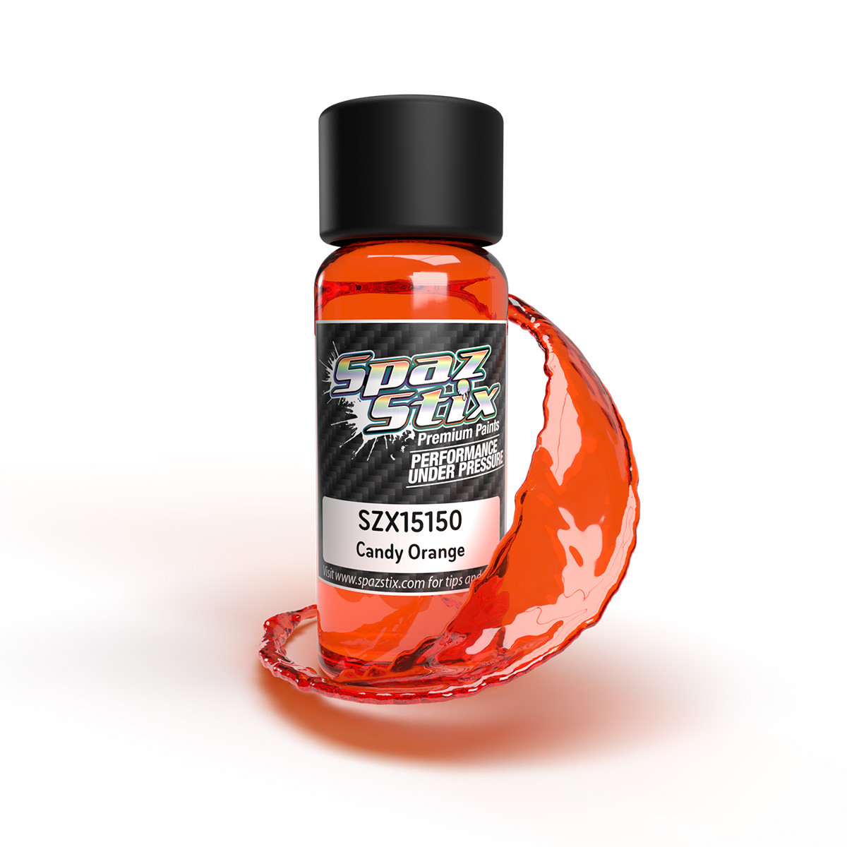 Spaz Stix CANDY ORANGE AIRBRUSH PAINT 2OZ SZX15150