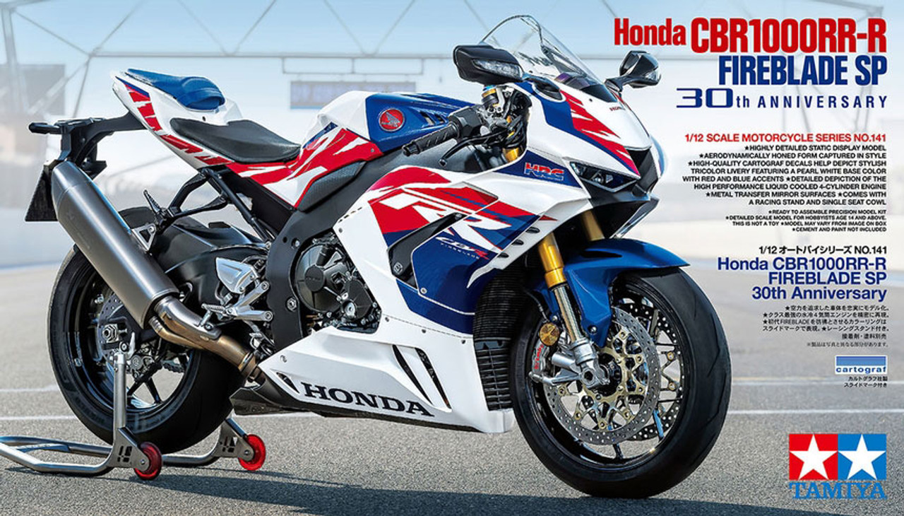 1/12 Honda CBR1000RR-R Fireblade SP 30Th Anniversary 1/12 Honda CBR1000RR-R Fireblade SP 30Th Anniversary