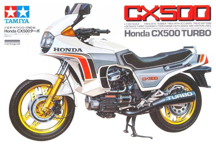 Tamiya 1/12 Honda CX500 Turbo Model Kit TAM14016