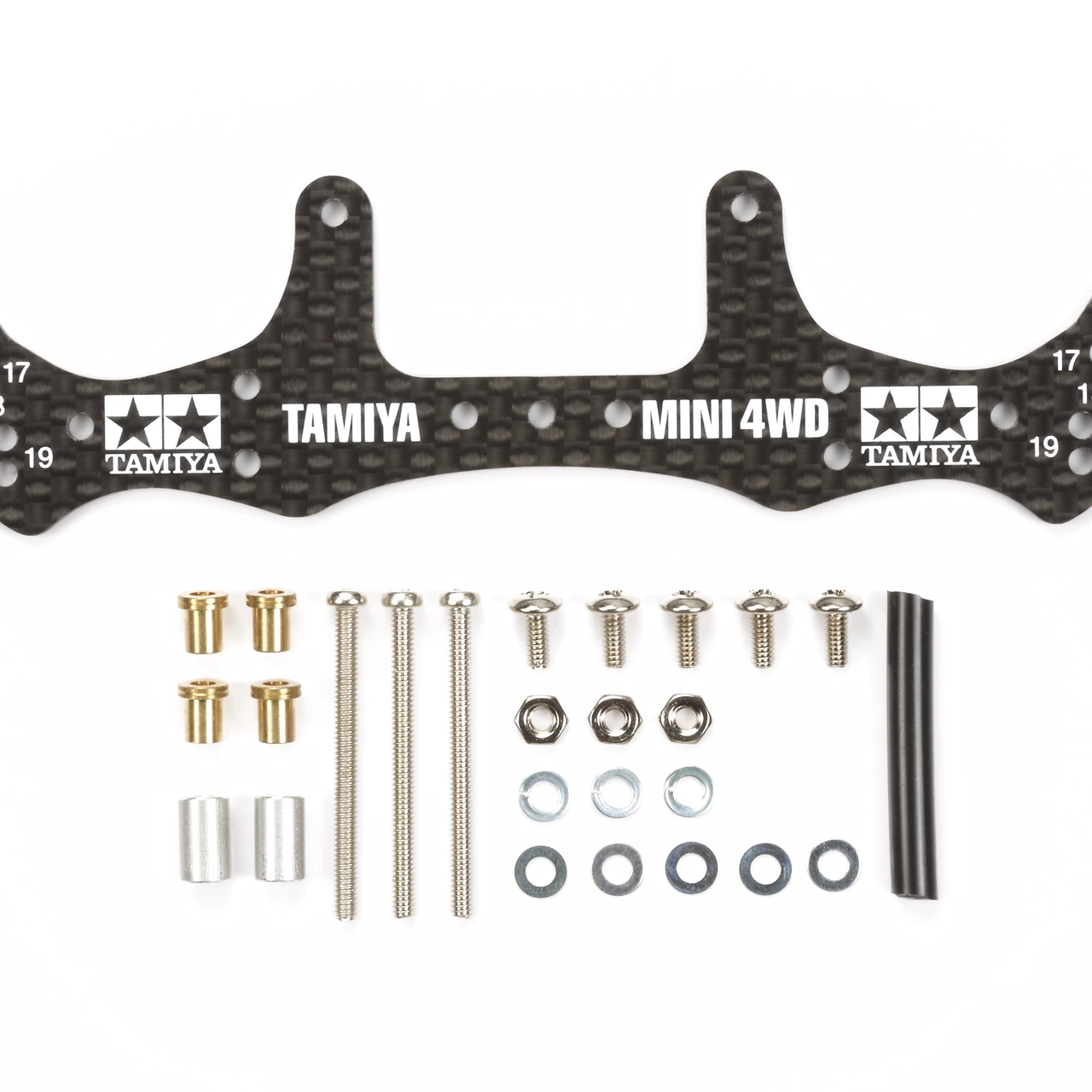 Tamiya HG Carbon Wide Rear Plate 1.5mm TAM15499