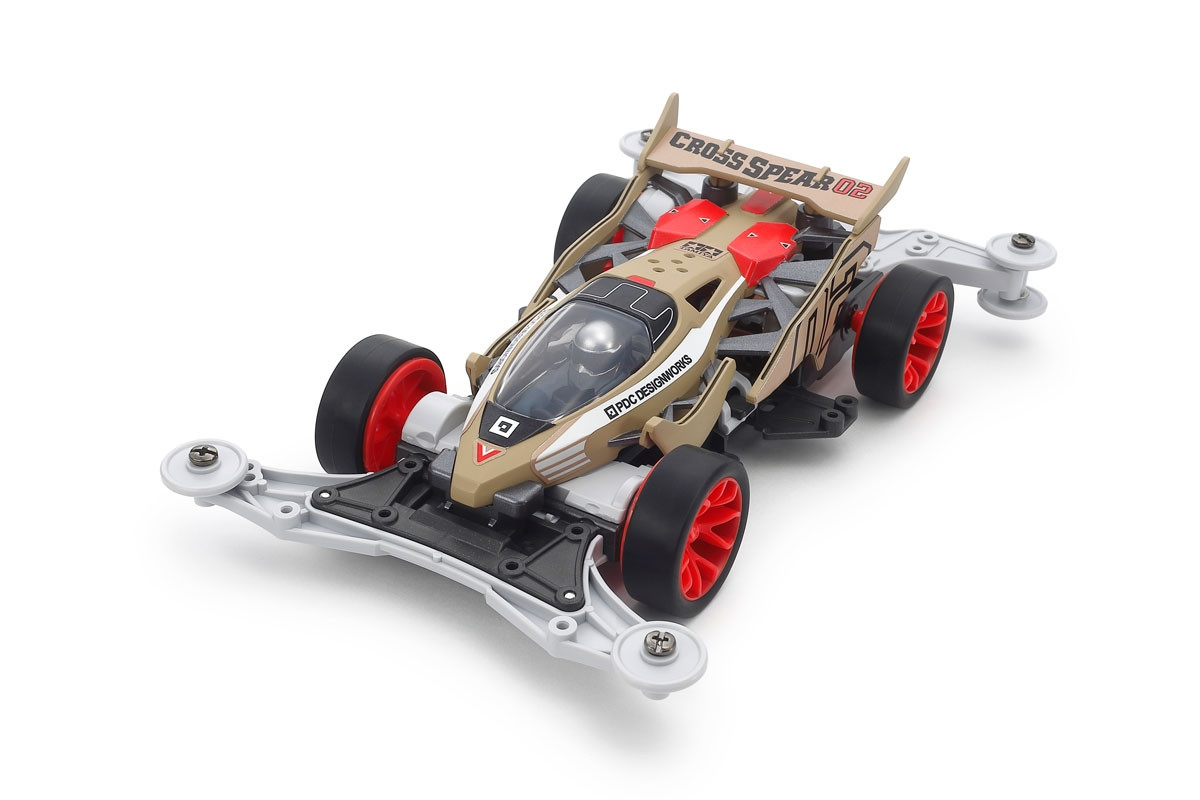 Tamiya JR Mini 4WD Cross Spear 02, VZ Chassis TAM18104