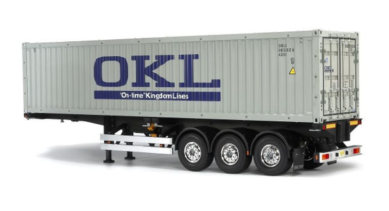 Tamiya 40-Foot Container 3-Axle Semi-Trailer, for Tamiya 1/14 TAM56377