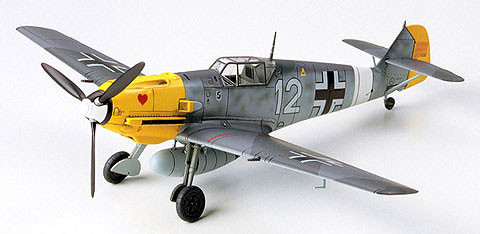 Tamiya 1/72 Messerschmitt BF109 E-47 Plastic Model Airplane Kit TAM60755