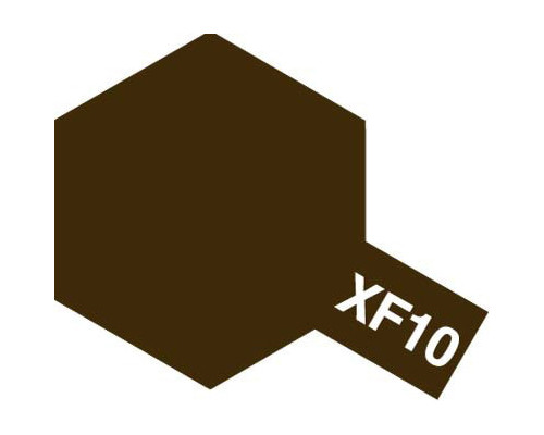 Tamiya Acrylic XF-10 Flat Brown 23ml Bottle TAM81310