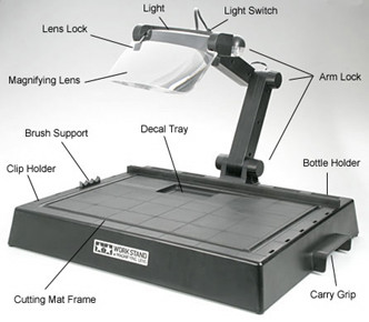 Tamiya Work Station with Magnifying Lens TAM74064
