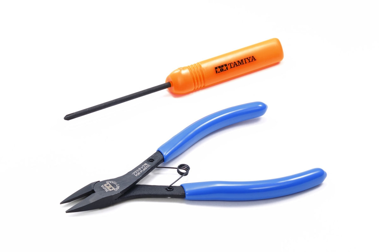 Mini 4WD Tools (Side Cutters, (+) Screwdriver) Mini 4WD Tools (Side Cutters, (+) Screwdriver)