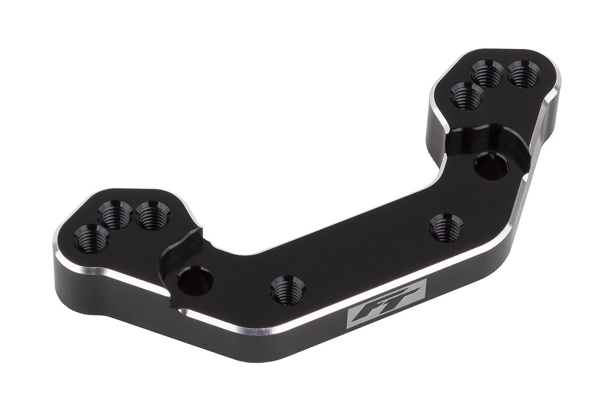 Team Associated RC10B7 FT Ballstud Mount, +2mm, Black Aluminum ASC92478