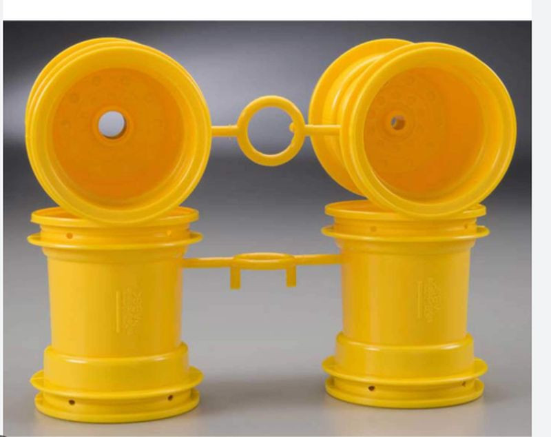 Tamiya RC Wheel Bag: 58070/63 (4pcs), Yellow TAM9335036