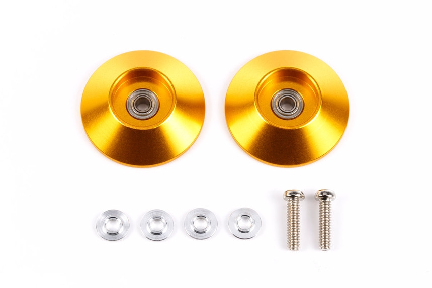 Tamiya JR HG Aluminum Ball-Race Rollers 19MM Tapered Ringless TAM95583