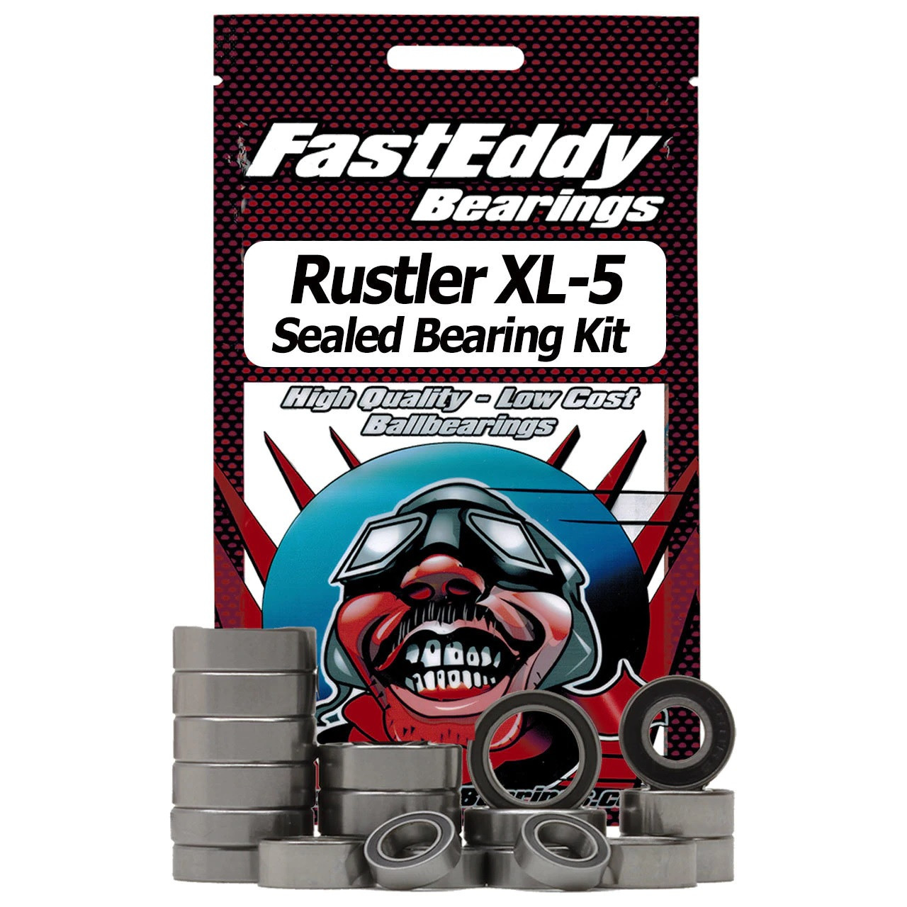 Team FastEddy Sealed Bearing Kit: Traxxas Rustler XL-5 TFE2186