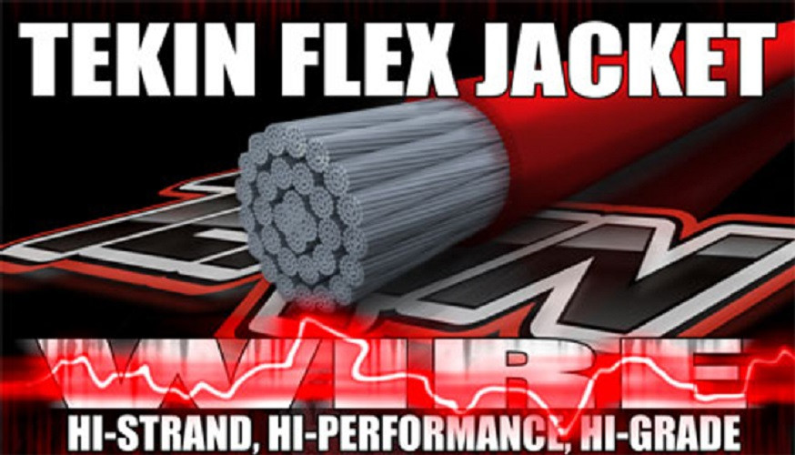 Tekin FlexWire 12awg Silicon Power Wire 3' Black TEKTT3013