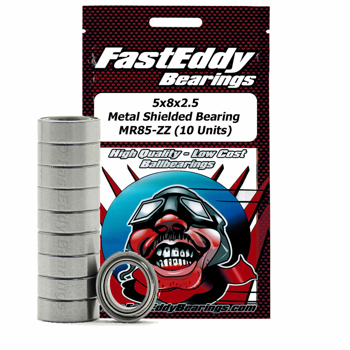 Team FastEddy Team FastEddy - 5x8x2.5 Metal Shielded Bearing MR85-ZZ (10) TFE243
