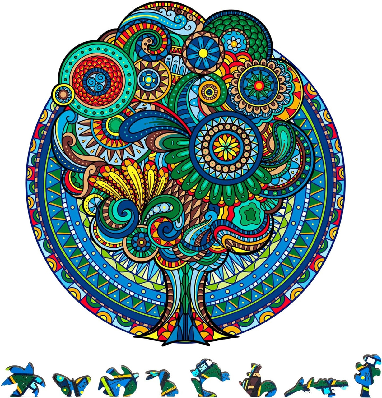 Floral Retro Wooden Jigsaw Puzzle, 1000 Pcs Floral Retro Wooden Jigsaw Puzzle, 1000 Pcs