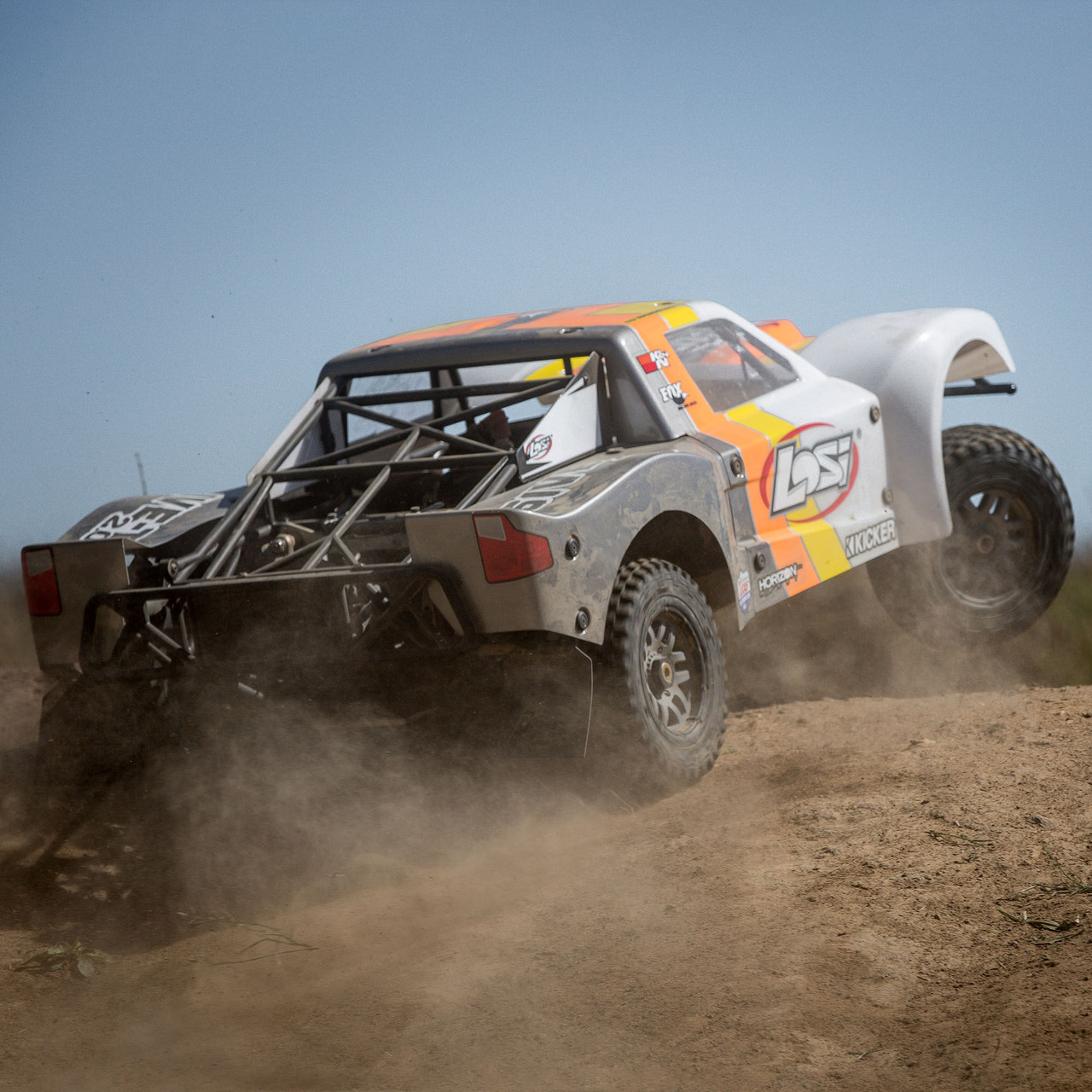 Losi 1/5 5IVE-T 2.0 V2 4X4 BND Gas Short Course Truck, Orange