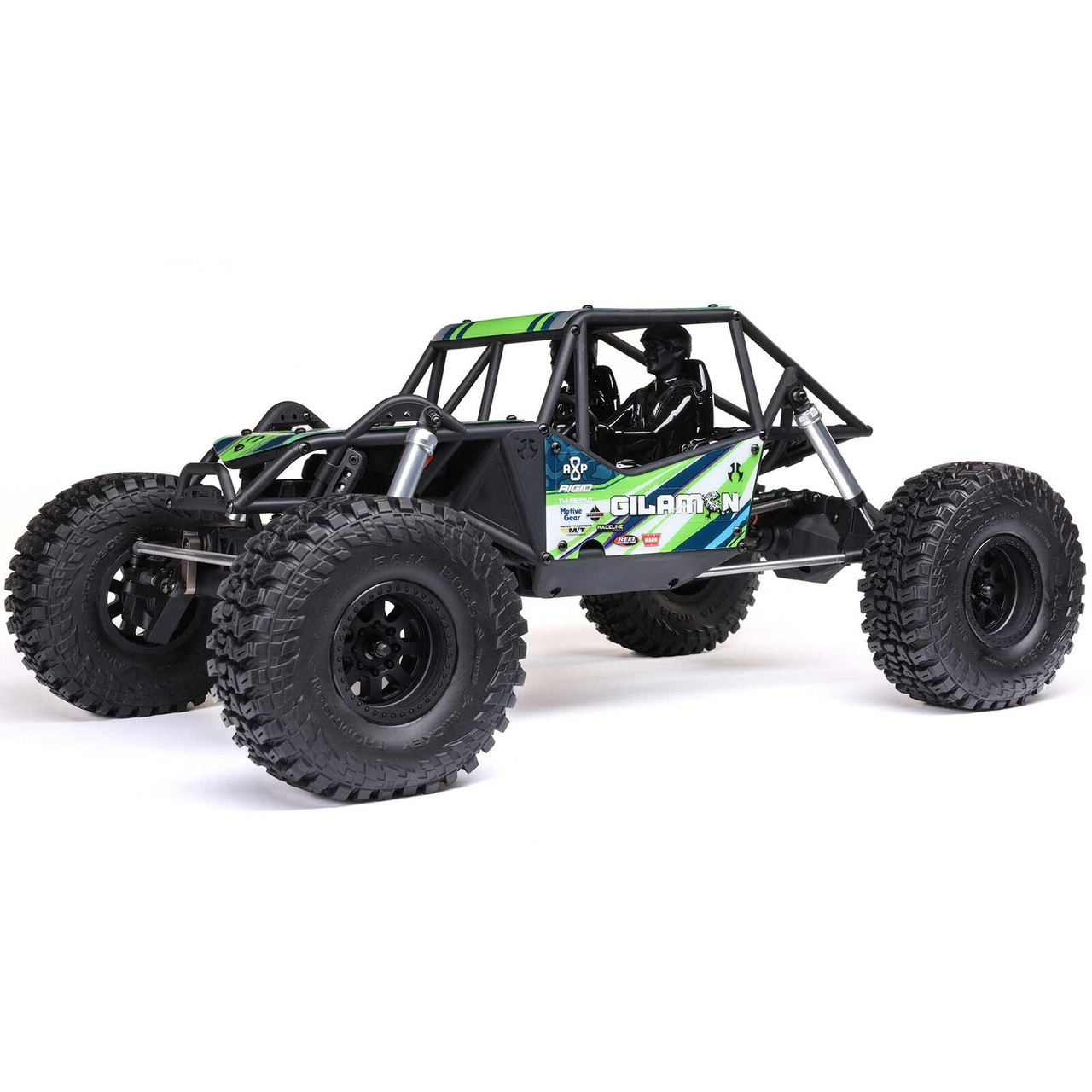 Axial Axial 1/8 AXP8 Gilamon 2.2 4X4 RTR Brushed Trail Buggy, Green AXI-1207T1