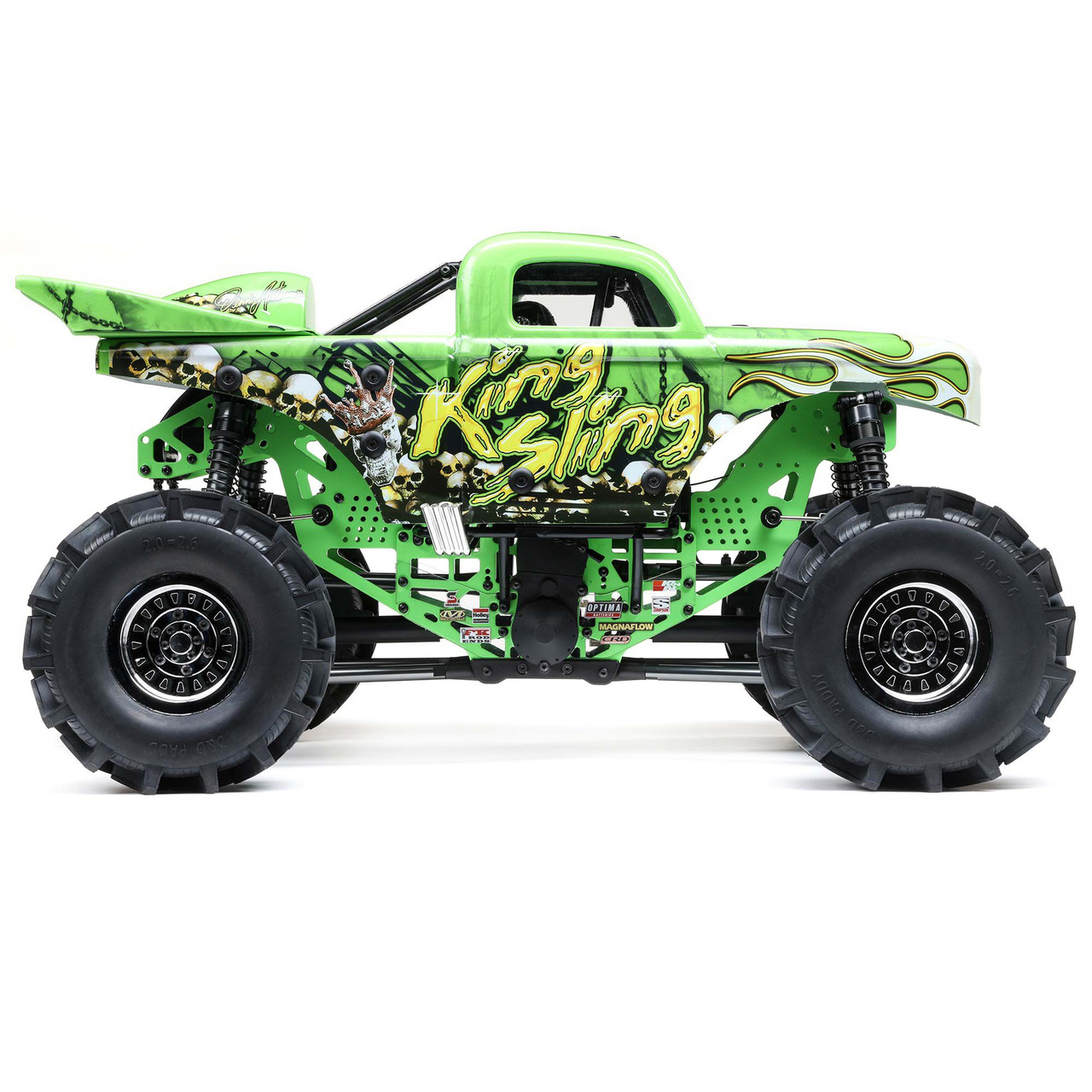 Losi 1/8 LMT Mega Truck King Sling 4S 4X4 RTR Brushless Mega Truck, Green Losi 1/8 LMT Mega Truck King Sling 4S 4X4 RTR Brushless Mega Truck, Green