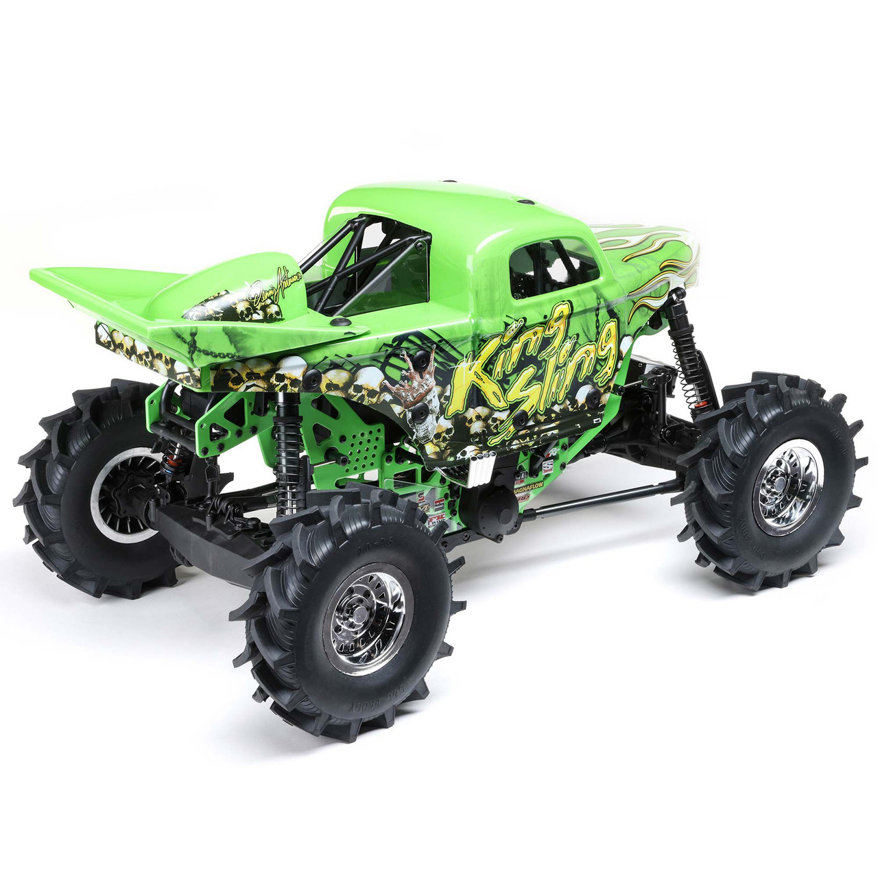 Losi 1/8 LMT Mega Truck King Sling 4S 4X4 RTR Brushless Mega Truck, Green Losi 1/8 LMT Mega Truck King Sling 4S 4X4 RTR Brushless Mega Truck, Green