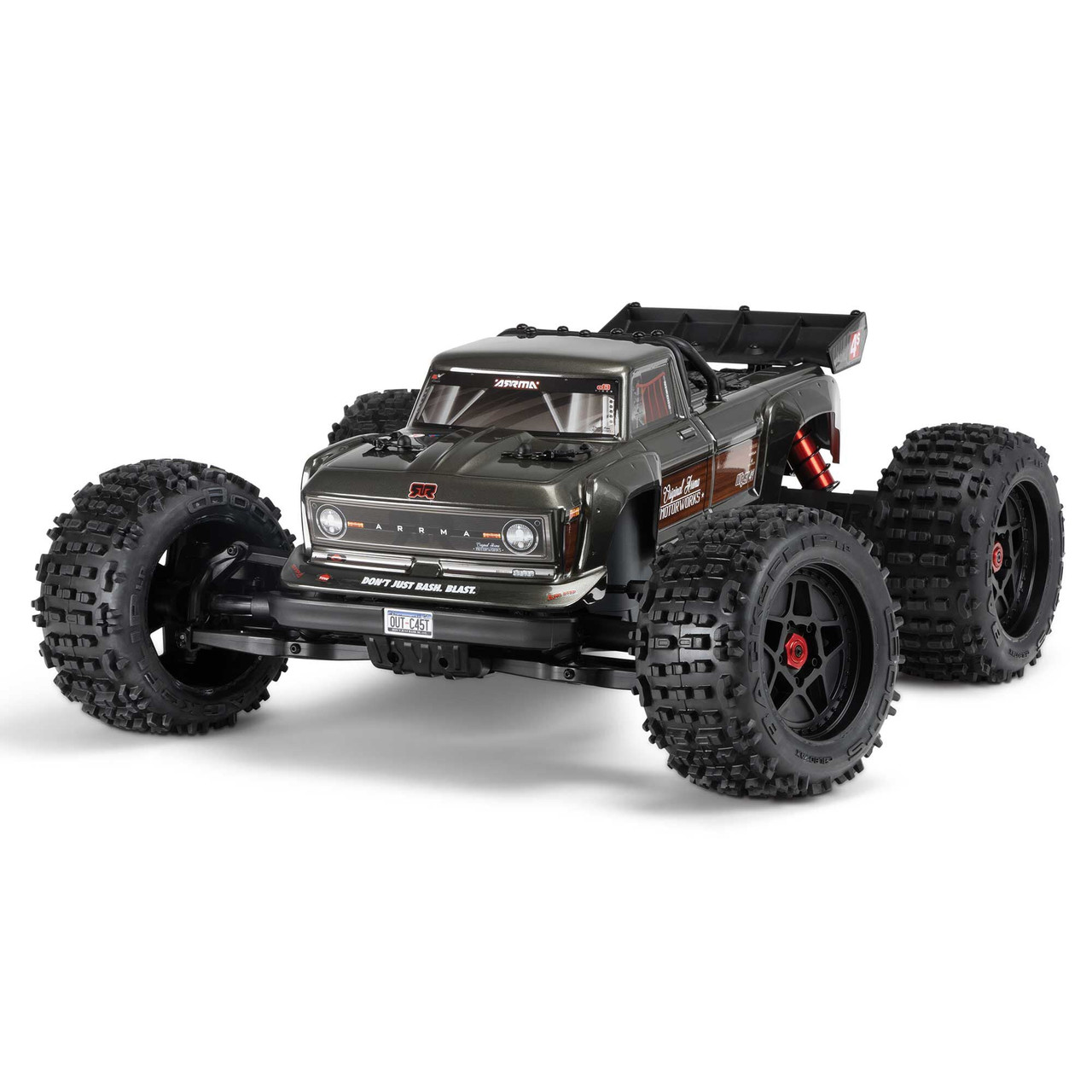 Arrma 1/10 OUTCAST 4S 4X4 RTR Brushless Stunt Truck, Gun Metal Arrma 1/10 OUTCAST 4S 4X4 RTR Brushless Stunt Truck, Gun Metal