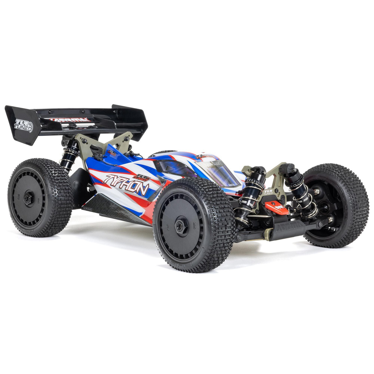 Arrma Arrma 1/8 TYPHON 6S TLR Tuned 4X4 RTR Brushless Buggy, Red/Blue ARA8406