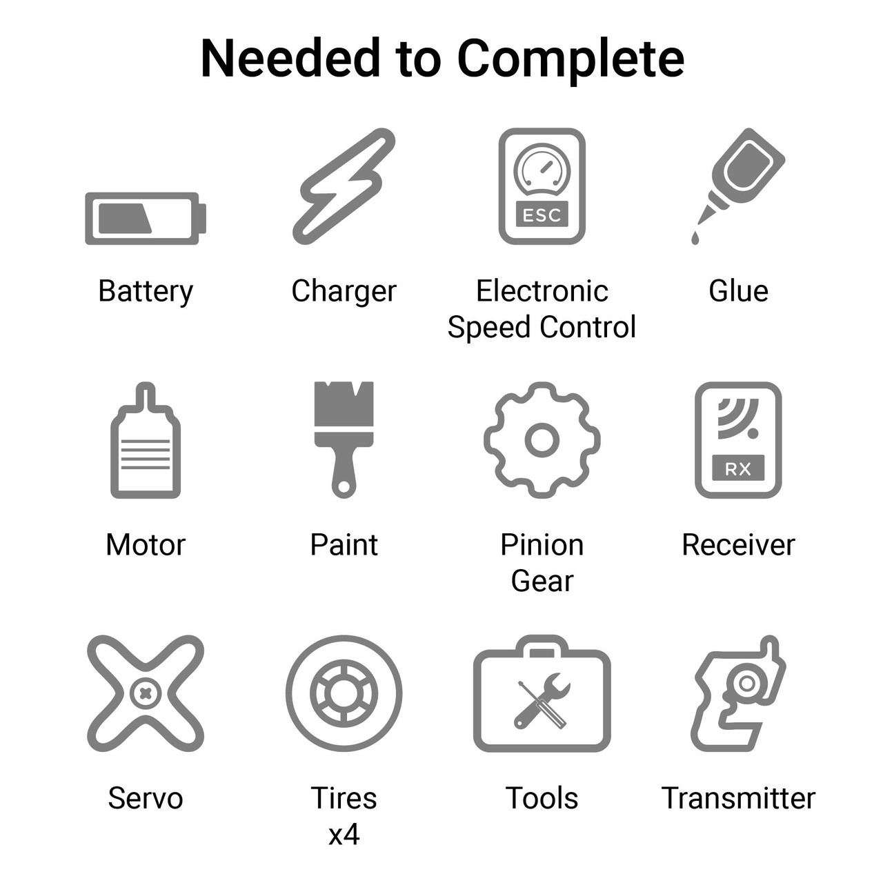 1/8 8IGHT-X/E 2.0 Combo 4X4 Nitro/Electric Race Buggy Kit