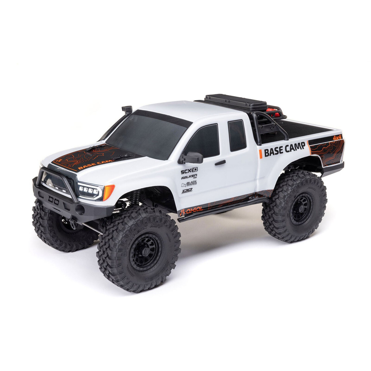 Axial Axial 1/10 SCX10 III Base Camp 4X4 RTR Brushed Rock Crawler, White AXI-1375T1