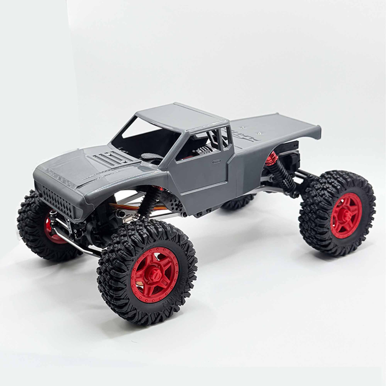 Furitek FMS 1/18 TerraX 4x4 4WS Rock Crawler Kit, Grey