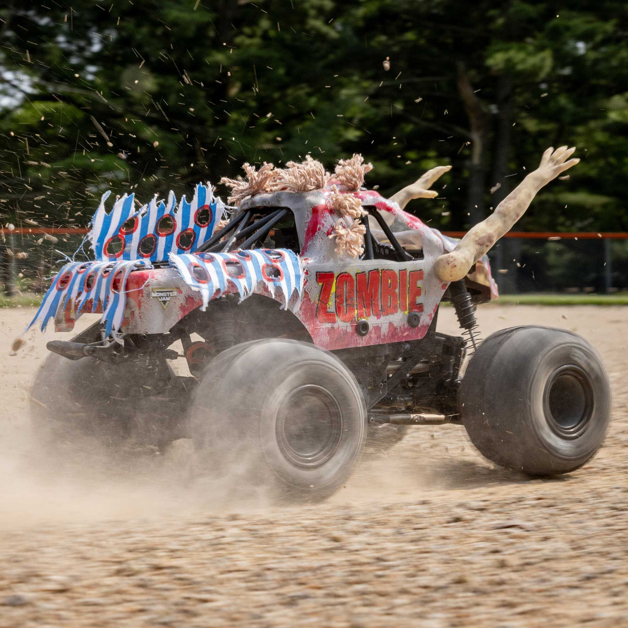 Losi 1/18 Mini LMT Zombie 2S 4X4 RTR Brushed Monster Truck (Battery & Charger Included), Red Losi 1/18 Mini LMT Zombie 2S 4X4 RTR Brushed Monster Truck (Battery & Charger Included), Red