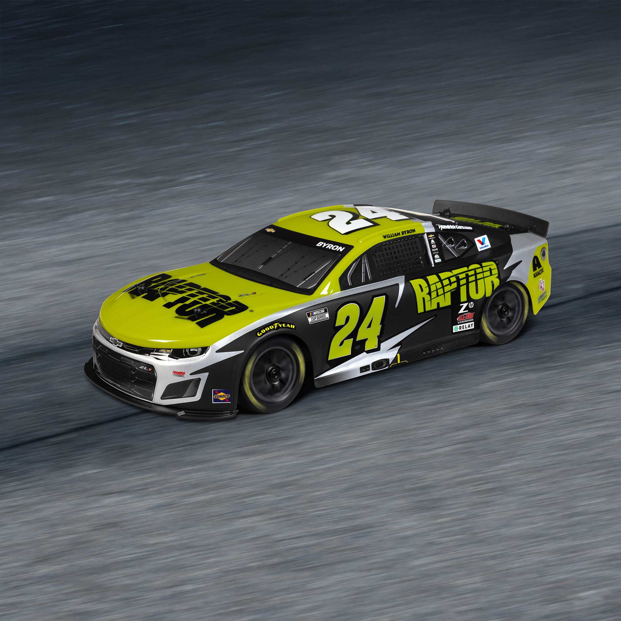 Losi 1/12 NASCAR RC Race Car William Byron No. 24 Raptor 2025 Chevrolet Camaro ZL1 2S AWD RTR Brushed On-Road (Battery & Charger Included) Losi 1/12 NASCAR RC Race Car William Byron No. 24 Raptor 2025 Chevrolet Camaro ZL1 2S AWD RTR Brushed On-Road (Battery & Charger Included)