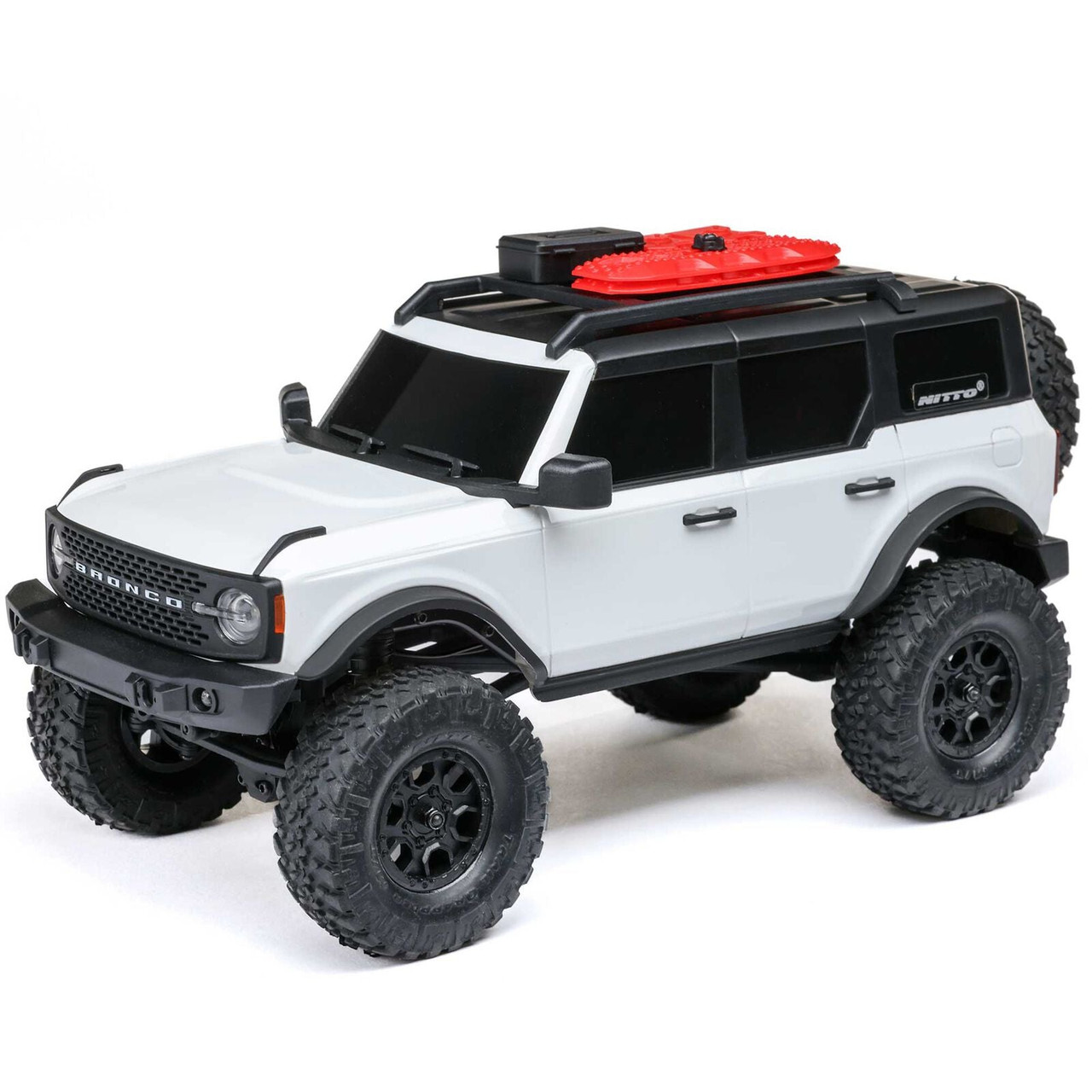 Axial AXIAL 1/24 SCX24 Ford Bronco 4X4 RTR Brushed Rock Crawler (Battery & Charger Included), White AXI00006V2T4