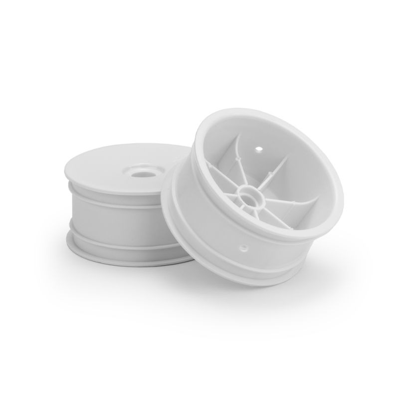 Mono - RC10T Narrow Front Wheel, White, 2pc