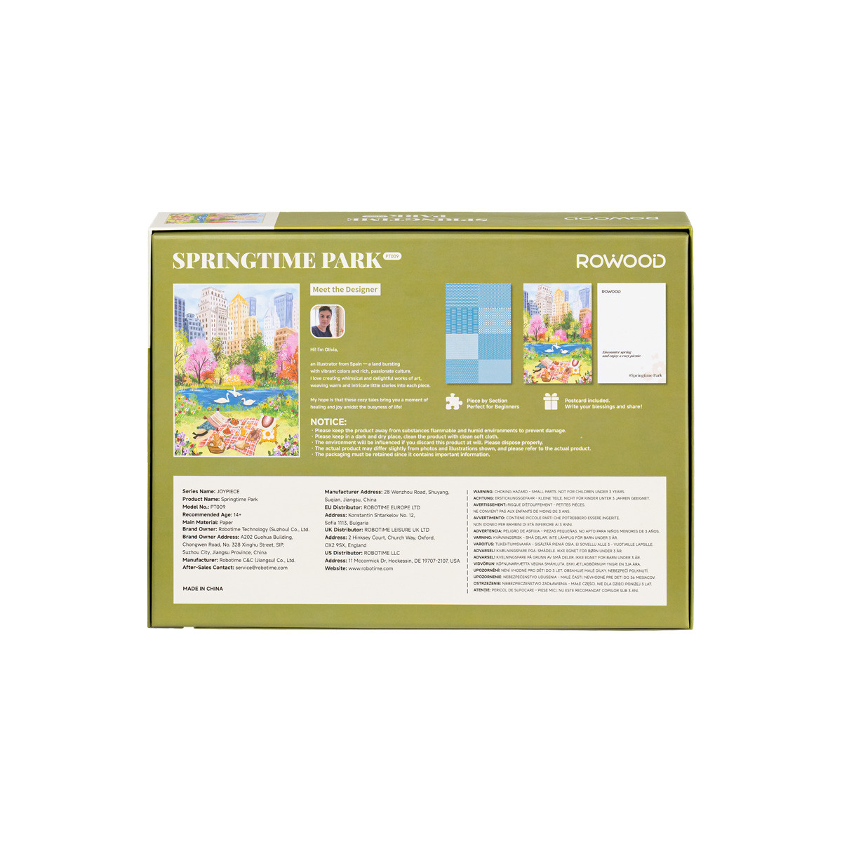 Springtime Park Joypiece 1000 pc Puzzle