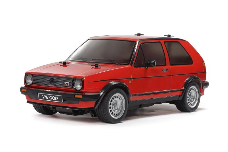 Tamiya 1/10 R/C Volkswagen Golf II GTI 16V (Red Painted Body) TAM47516