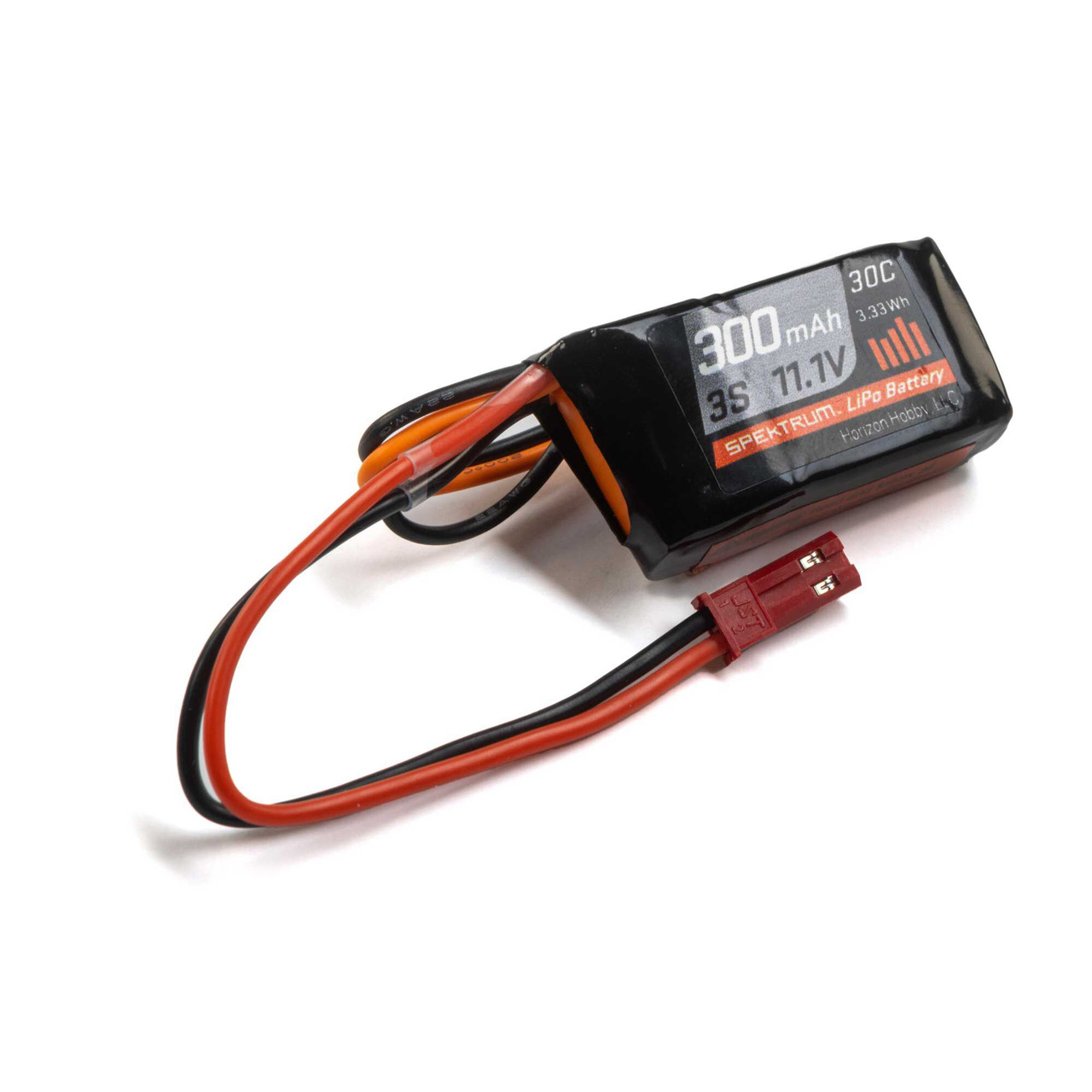 Spektrum 3S 11.1V 300mAh 30C LiPo Battery: RCY SPMX3003SJ30