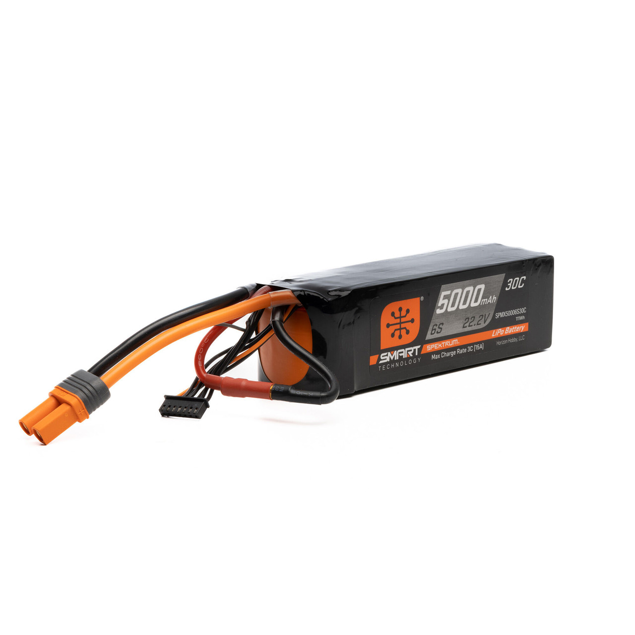 5000mAh 6S 22.2V Smart LiPo 30C; IC5 5000mAh 6S 22.2V Smart LiPo 30C; IC5
