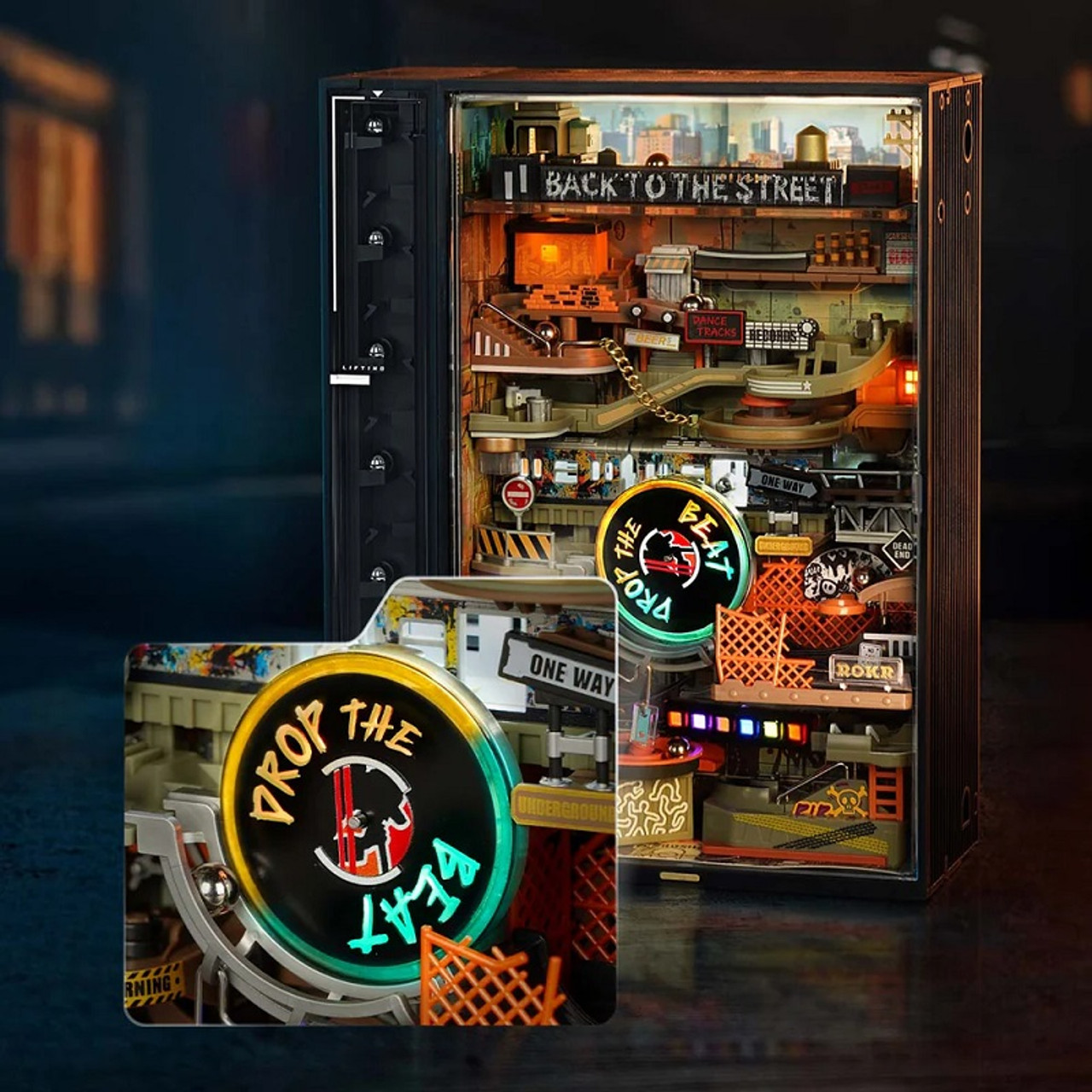 Hip-Hop Street Marble Run Mechanical 3D Puzzle Hip-Hop Street Marble Run Mechanical 3D Puzzle