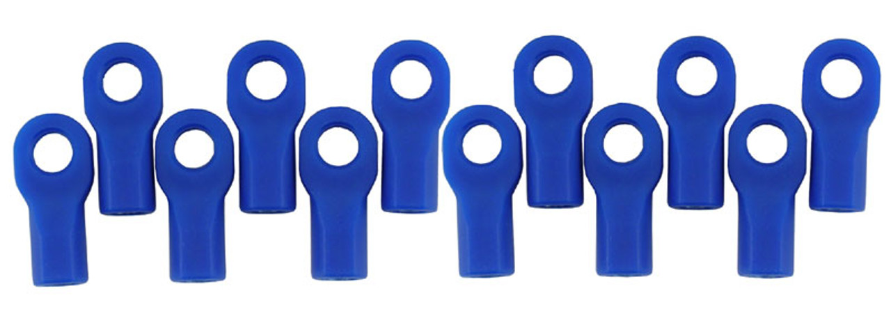 RPM R/C Products SHORT RODS ENDS - BLUE RPM80475