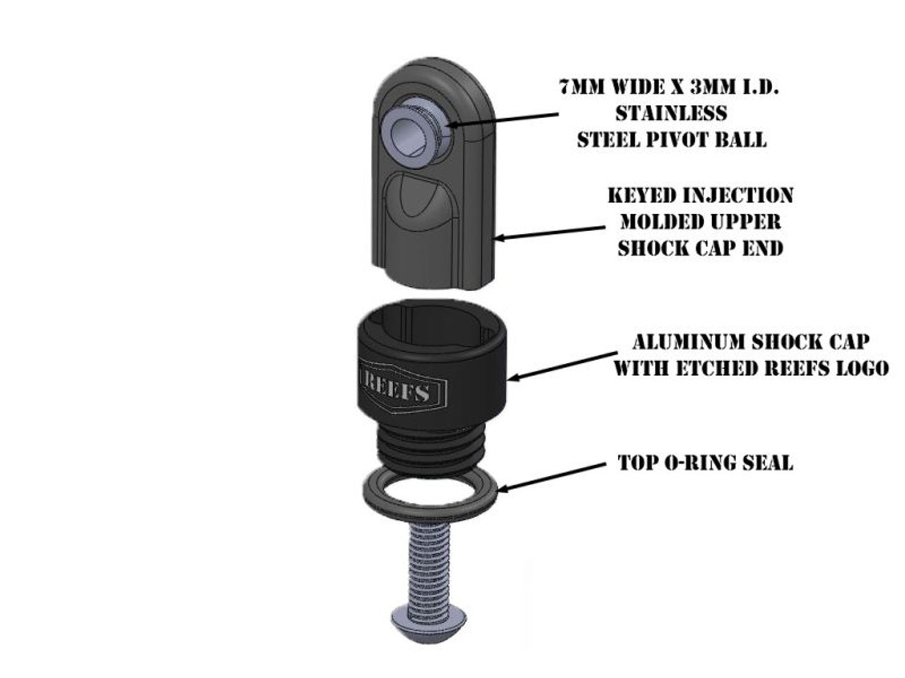 XP Aluminum Shocks 100mm (2pk) XP Aluminum Shocks 100mm (2pk)
