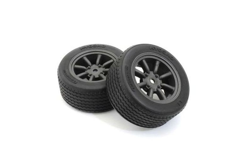 Kyosho Glued TC Tire FZ02 (M/8Swatanabe Wheel/BL/2p) KYOFATH706BKM