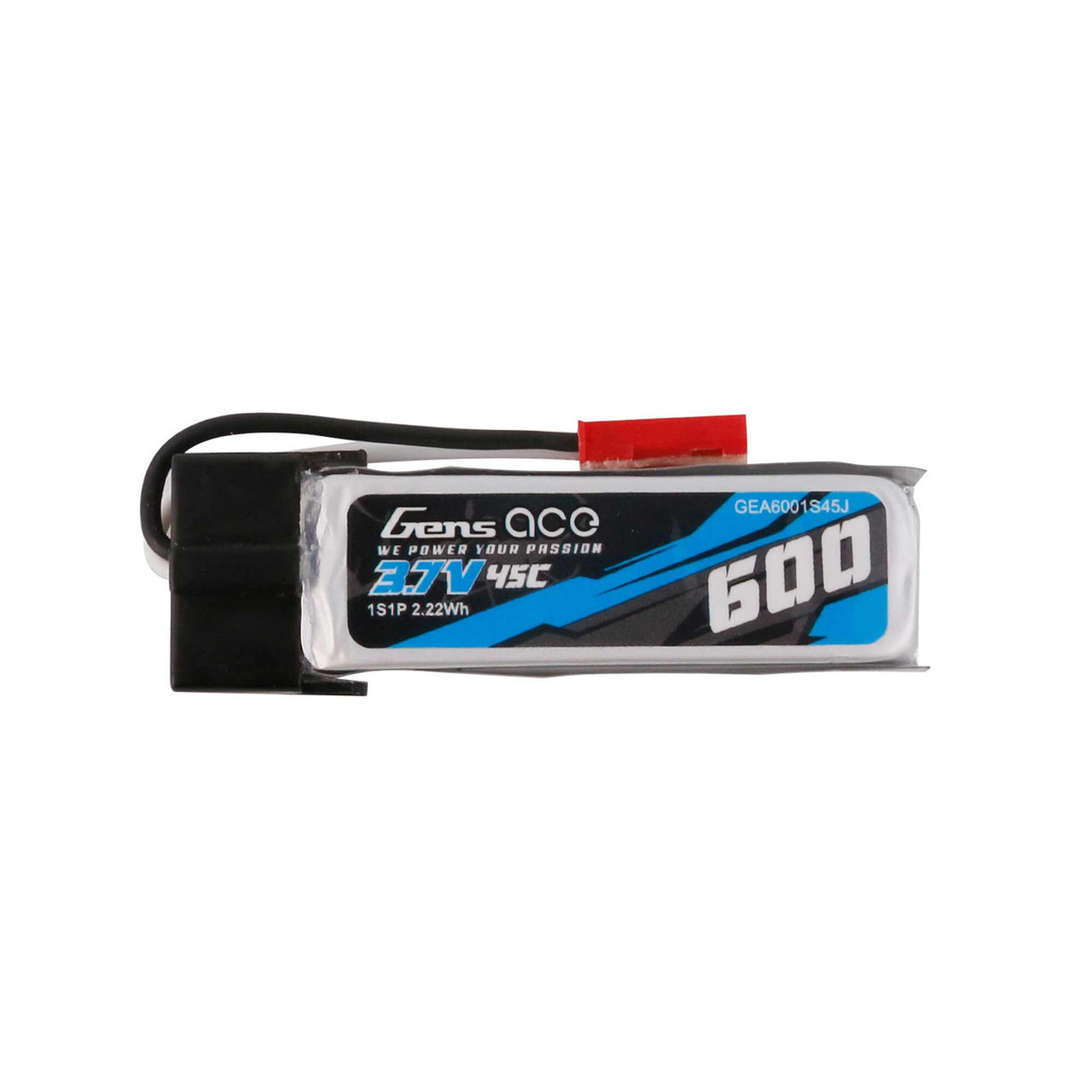 600mAh 1S 45C Lipo, JST-SYP 600mAh 1S 45C Lipo, JST-SYP