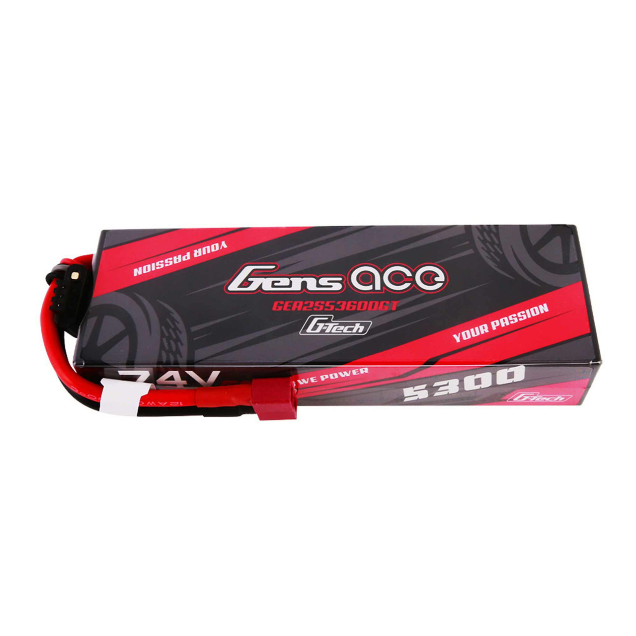 7.4V 5300mAh 2S 60C G-Tech Smart Lipo: Deans
