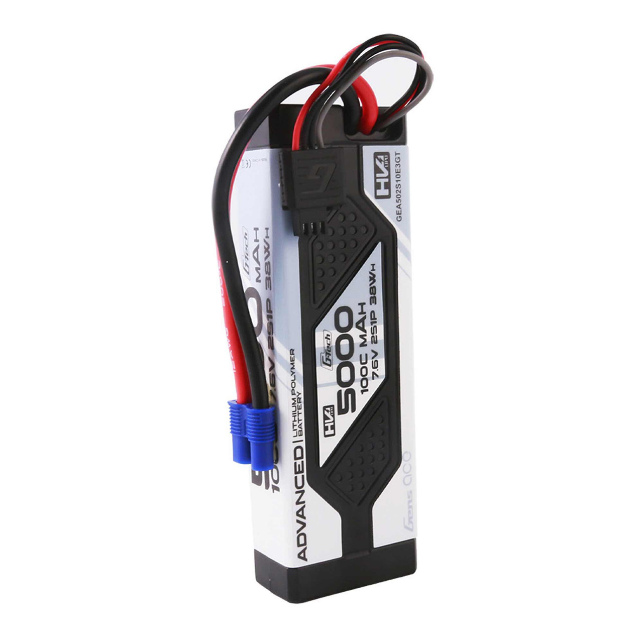 7.6V 5000mAh 2S 100C G-Tech Smart Lipo: EC3 7.6V 5000mAh 2S 100C G-Tech Smart Lipo: EC3